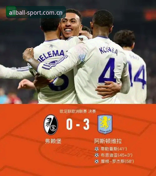 掌握欧联杯决赛关键看点：维拉3-0弗赖堡夺冠的实战复盘